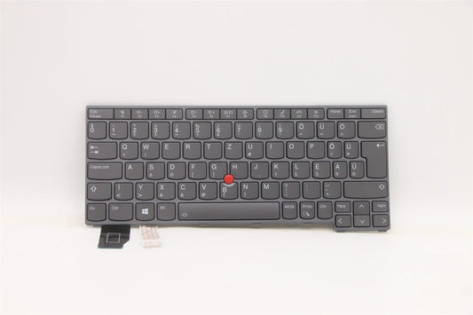 Lenovo ThinkPad X13 Gen 2 Keyboard Hungarian Grey Backlit 5N21A21971