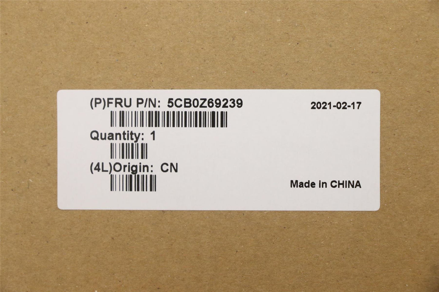 Lenovo ThinkPad X12 1 Rear Cover Black 5CB0Z69239