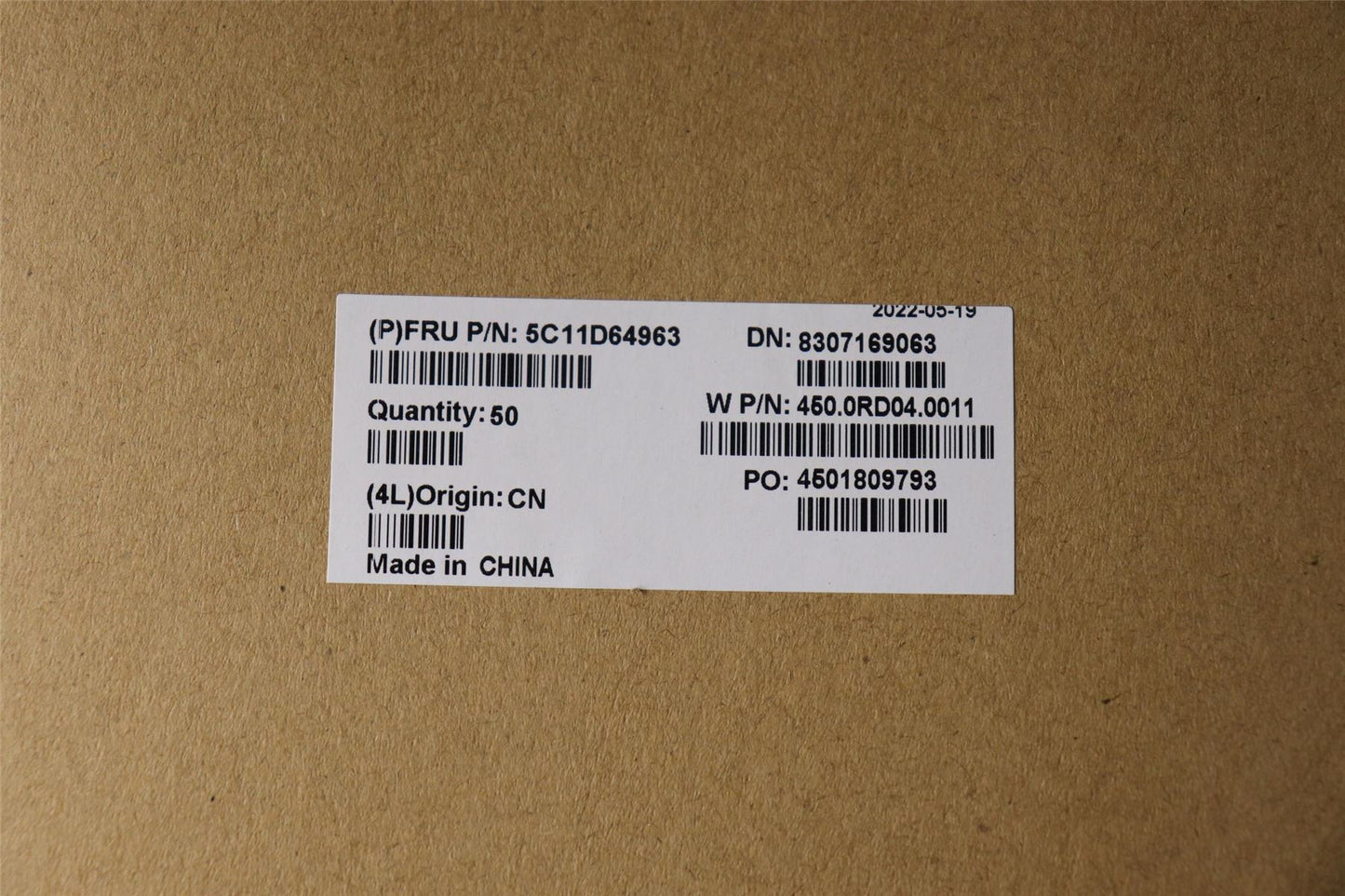 Lenovo Power Button Cable 5C11D64963