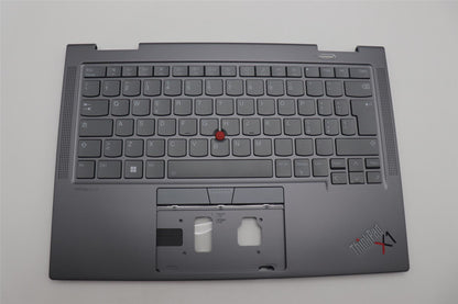 Lenovo Yoga X1 8th Gen Palmrest Cover Keyboard Italian Grey Backlit 5M11H62290