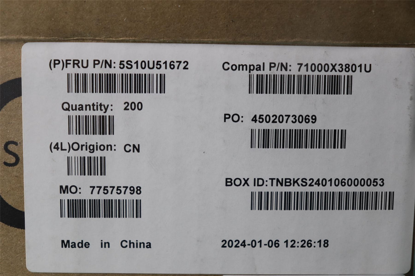 Lenovo SCREW M4 X 0.7-20L 5S10U51672