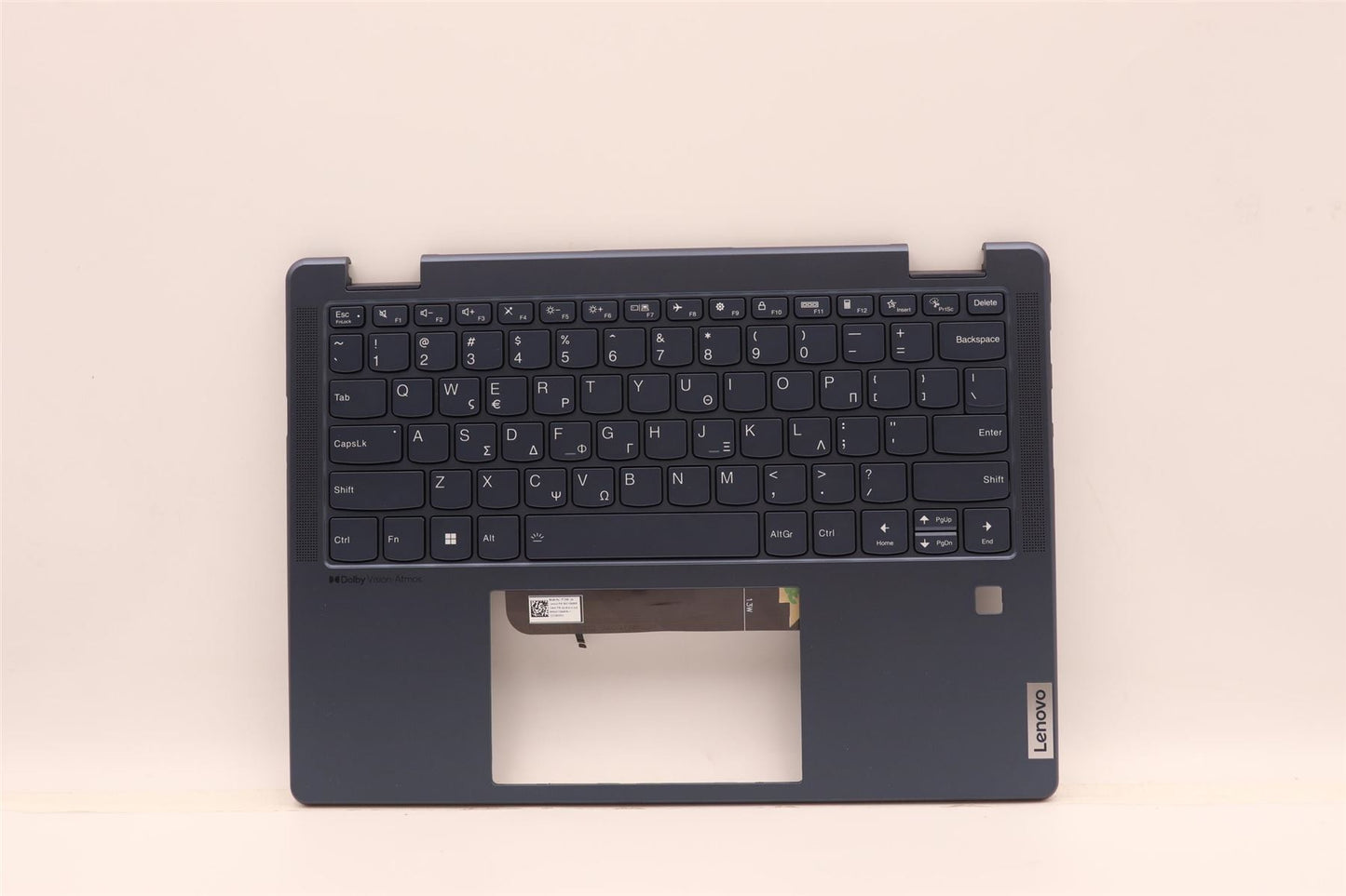 Lenovo Yoga 6 13ALC7 6 13ABR8 Keyboard Palmrest Top Cover Greek Black 5CB1H23785