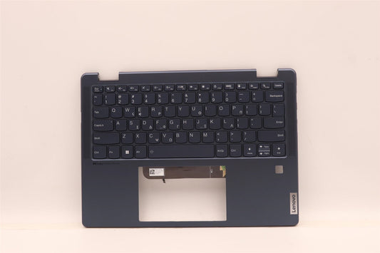 Lenovo Yoga 6 13ALC7 6 13ABR8 Keyboard Palmrest Top Cover Greek Black 5CB1H23785