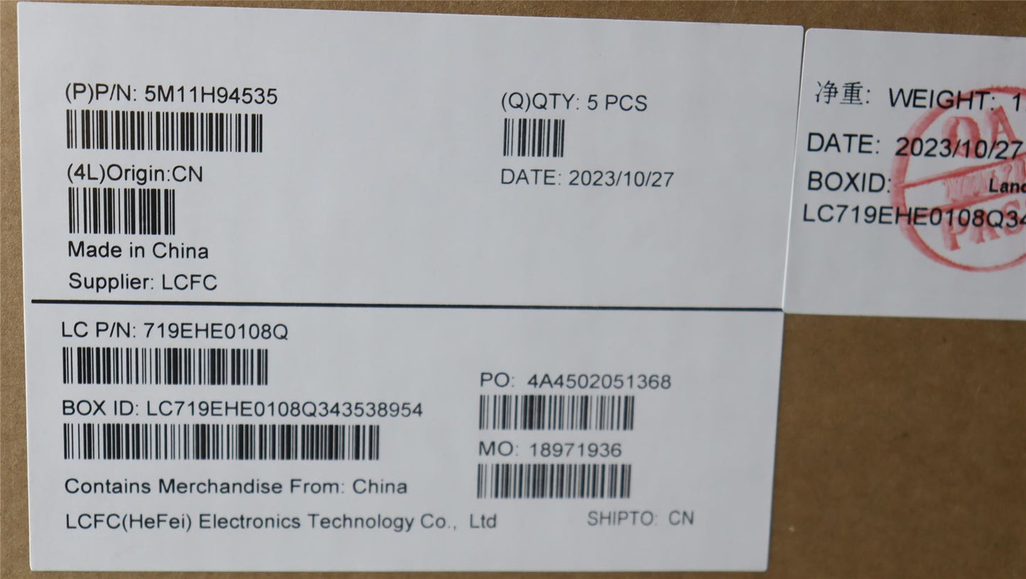 Lenovo ThinkPad X13 Gen 4 Keyboard Palmrest Top Cover Spanish LA 5M11H94535