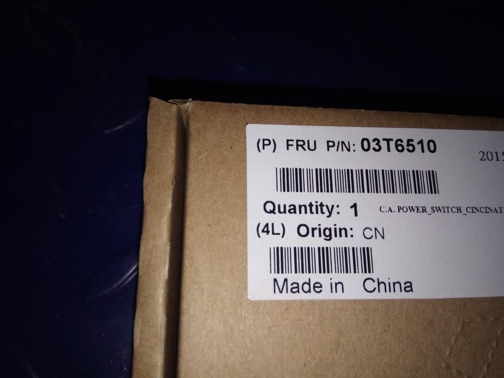 Lenovo FRU,Cable POWER SWITCH Taiyu 03T6510