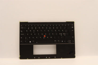 Lenovo ThinkPad Z13 Gen 1 Keyboard Palmrest Top Cover Nordic Black 5M11H95053