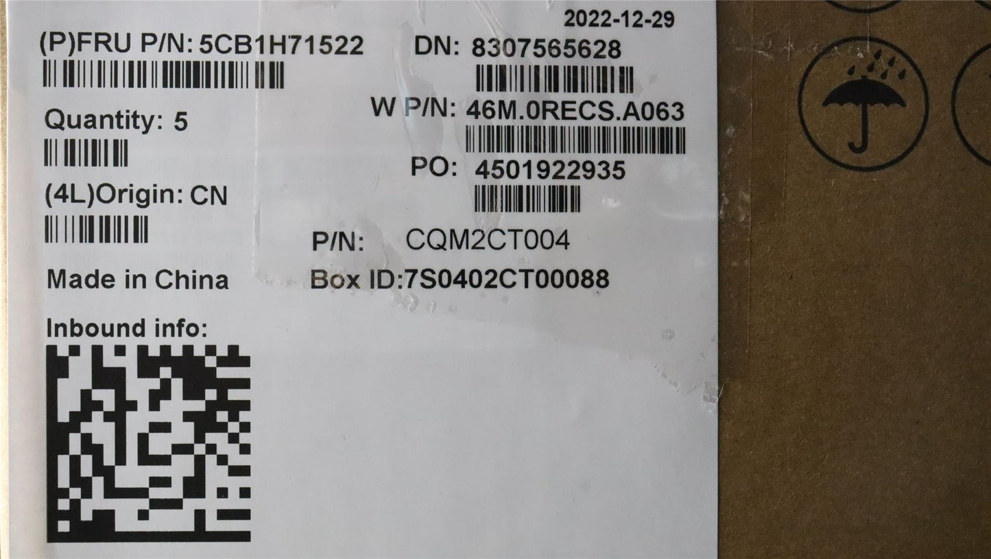 Lenovo Upper Case ASM_BEL W 82R9 SG 5CB1H71522