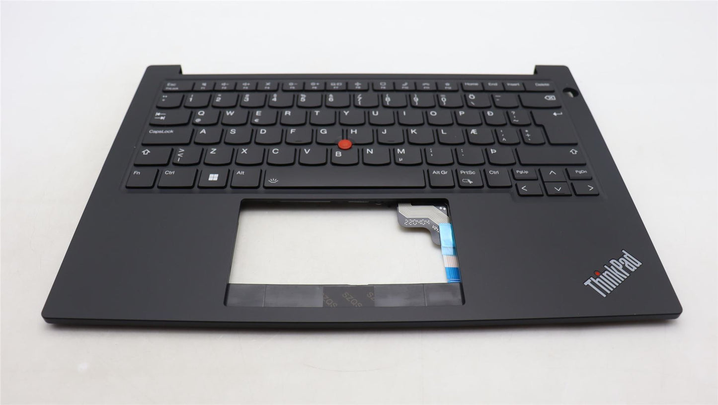 Lenovo ThinkPad E14 Gen 5 s Keyboard Palmrest Top Cover Icelandic 5M11L60924