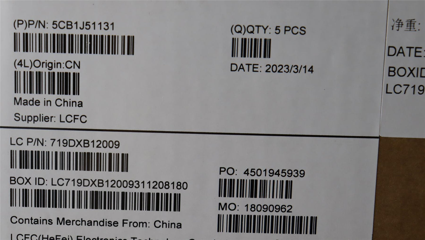 Lenovo Chrome IP 5 16IAU7 Palmrest Cover Touchpad Keyboard Czech 5CB1J51131