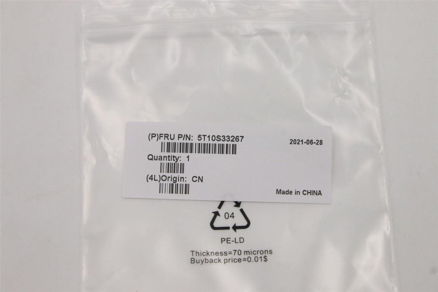 Lenovo 5T10S33267 TAPE Foil L 82M7 Camera AL Foil