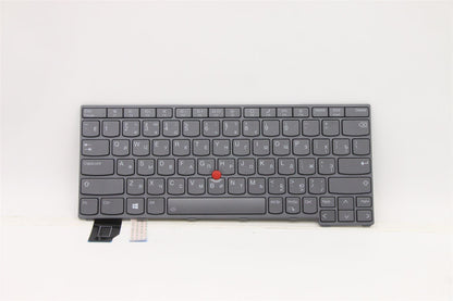 Lenovo ThinkPad X13 Gen 2 Keyboard Russian Grey Backlit 5N21A21976