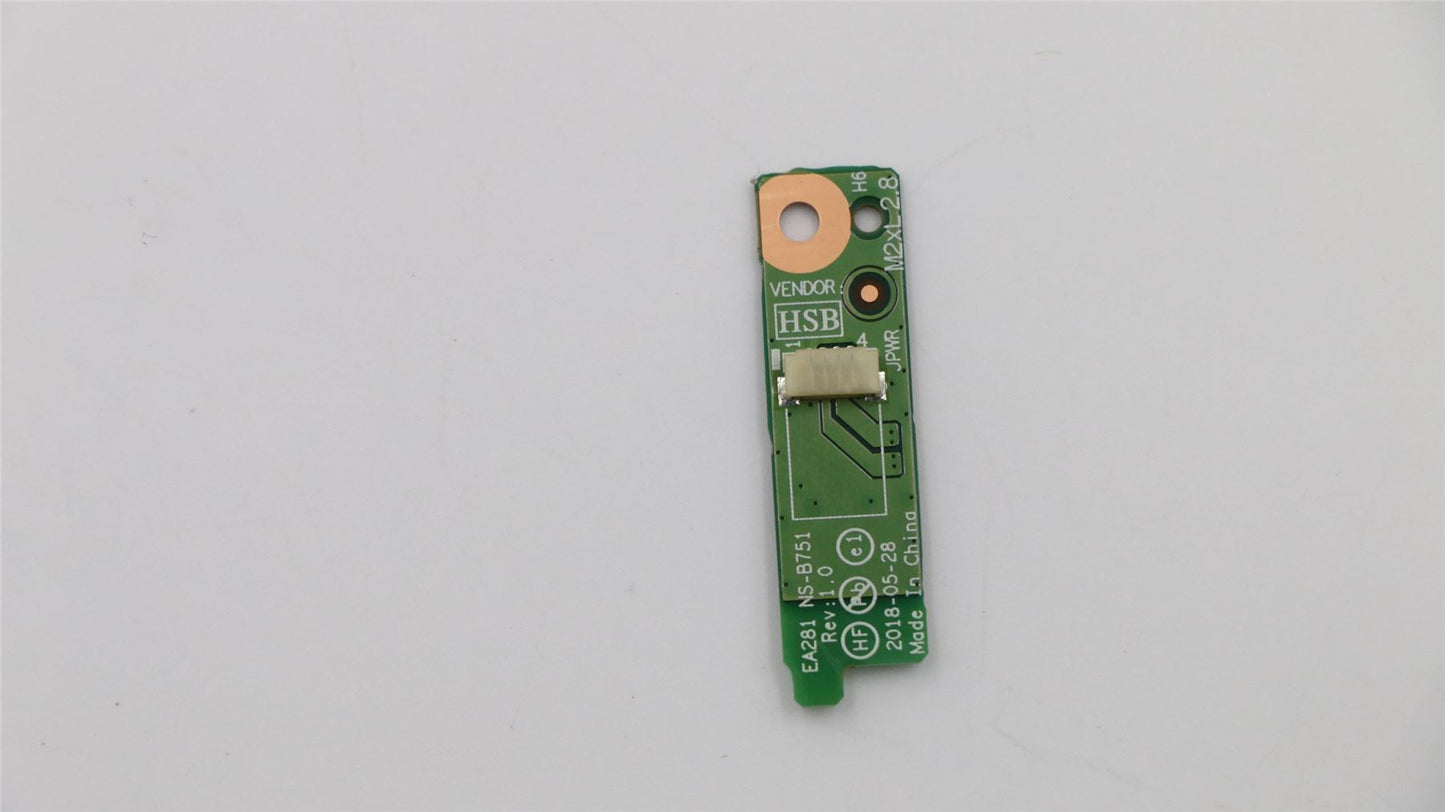 Lenovo ThinkPad A285 Power Button Board 02DL712