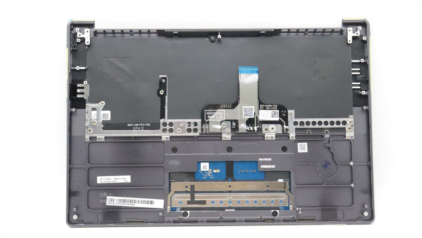 Lenovo Yoga 7 14ARH7 Palmrest Cover Touchpad Keyboard Russian 5CB1J37014