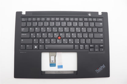 Lenovo ThinkPad T14s Gen 4 Keyboard Palmrest Top Cover Hebrew Black 5M11L93012
