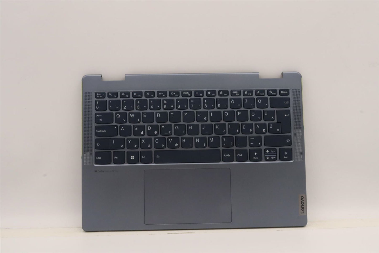 Lenovo Yoga 7 14ARB7 Palmrest Cover Touchpad Keyboard Hungarian 5CB1J11091