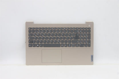 Lenovo IdeaPad 3-15ALC6 Palmrest Cover Touchpad Keyboard German Gold 5CB1B84541