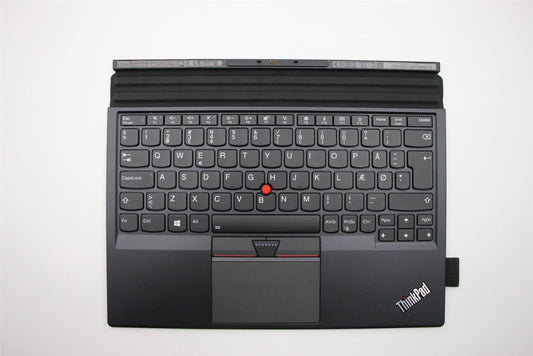 Lenovo ThinkPad X1 2nd Gen Dock Keyboard Palmrest Touchpad Danish Black 01AY110