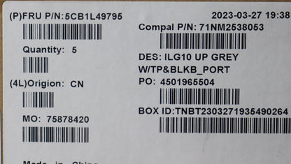 Lenovo Upper Case ASM_POR C 82XV BL 5CB1L49795