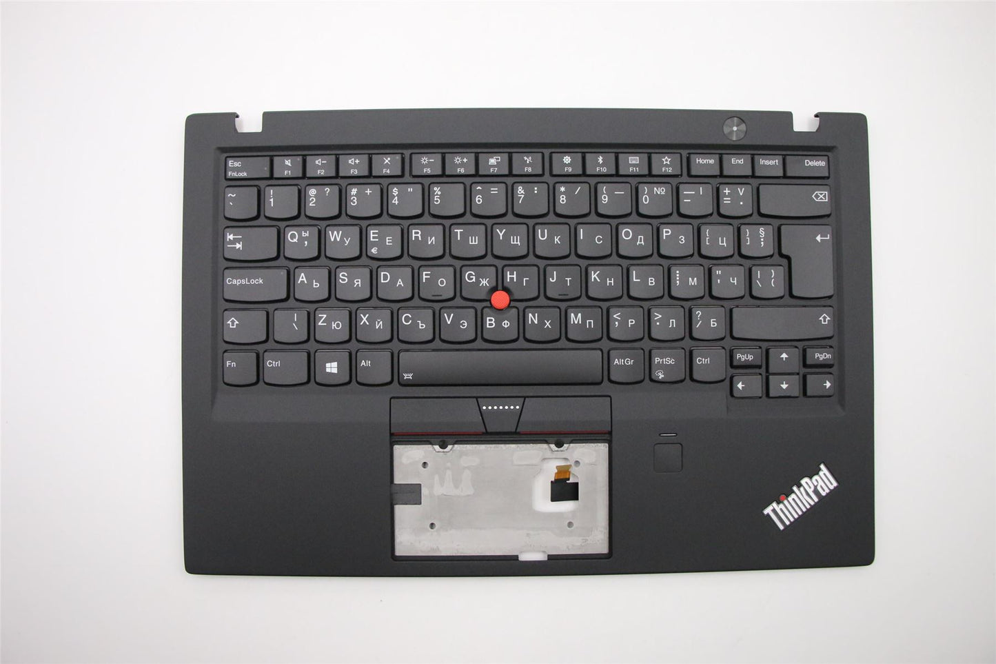 Lenovo Carbon X1 5th Keyboard Palmrest Top Cover Bulgairian Black 01LX504