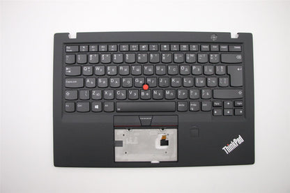 Lenovo Carbon X1 5th Keyboard Palmrest Top Cover Bulgairian Black 01LX504