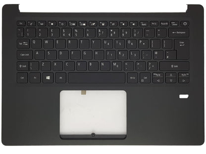 Acer Swift SF114-32 Palmrest Cover Keyboard UK Black Backlit 6B.H1YN1.032