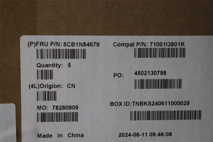 Lenovo Upper Case ASM EUROENG C83DH LGRGB 5CB1N84679