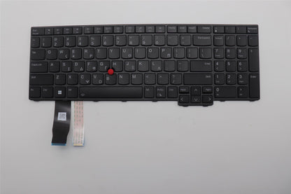 Lenovo ThinkPad T16 Gen 1 P16s Gen 1 L15 Gen 3 s Keyboard Greek Black 5N21D93698
