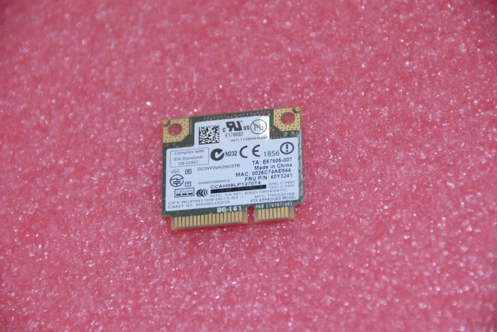Lenovo 1000N MOW M NB HMC WiFi WLAN PCIe PCI Intel Board 20002329