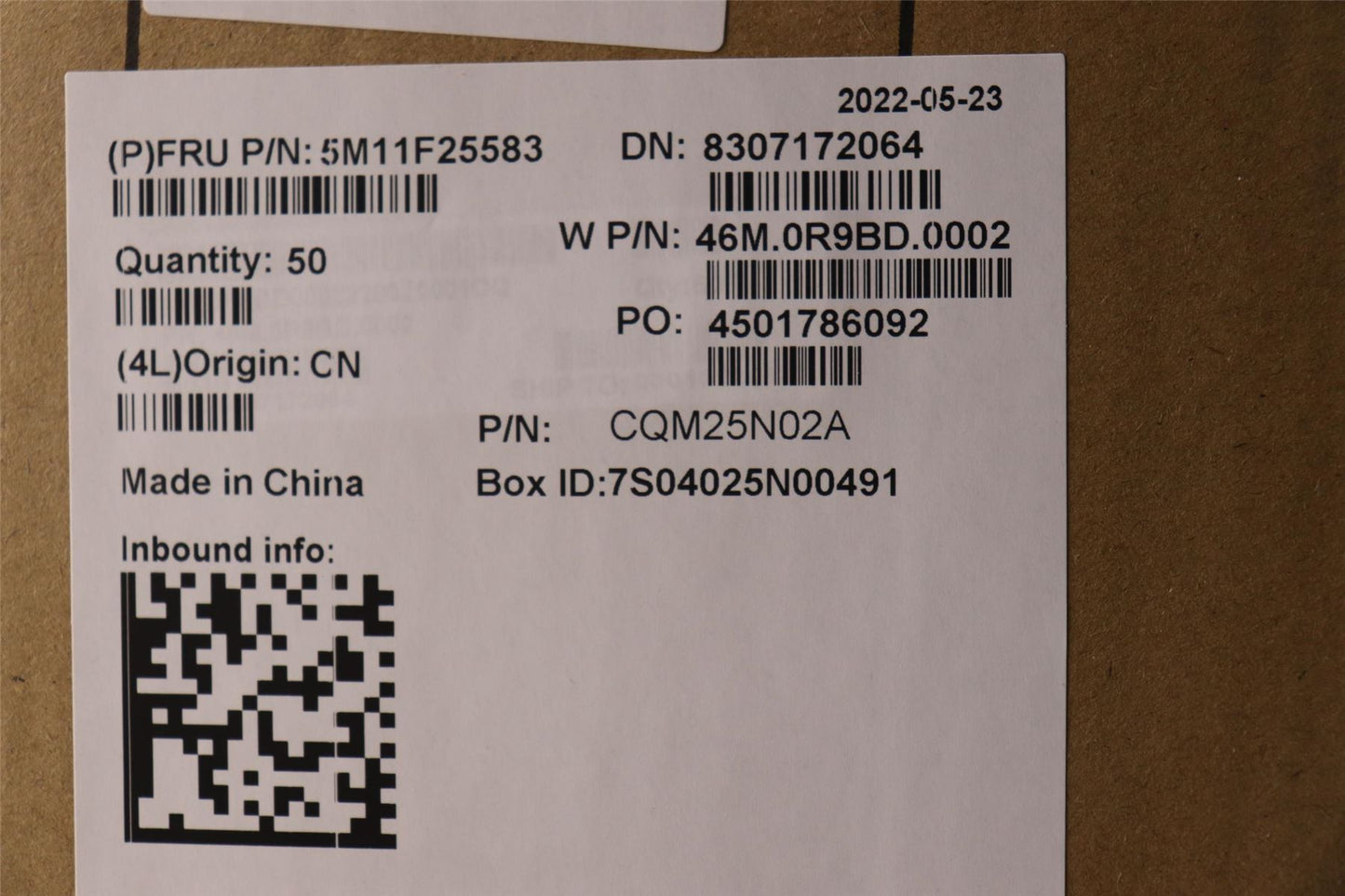 Lenovo MECH_ASM FRU SA461D-20H1 mylar PTP Elan 5M11F25583