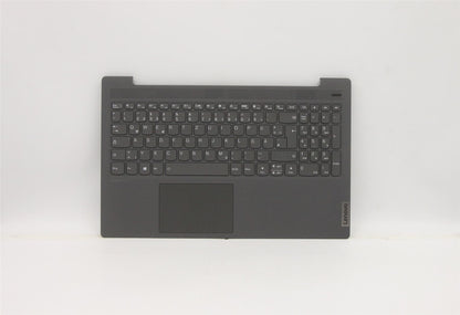 Lenovo IdeaPad 5-15ALC05 Palmrest Touchpad Cover Keyboard German Grey 5CB0X56183
