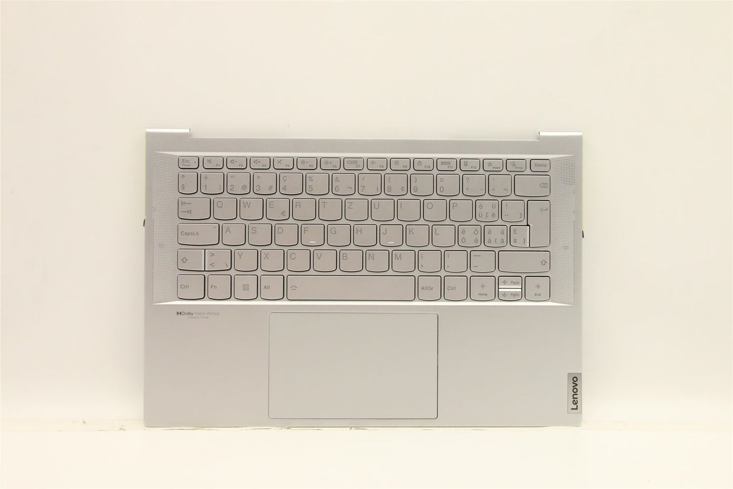Lenovo IdeaPad 7 14ACN06 Palmrest Cover Touchpad Keyboard Cloud Grey 5CB1D70691