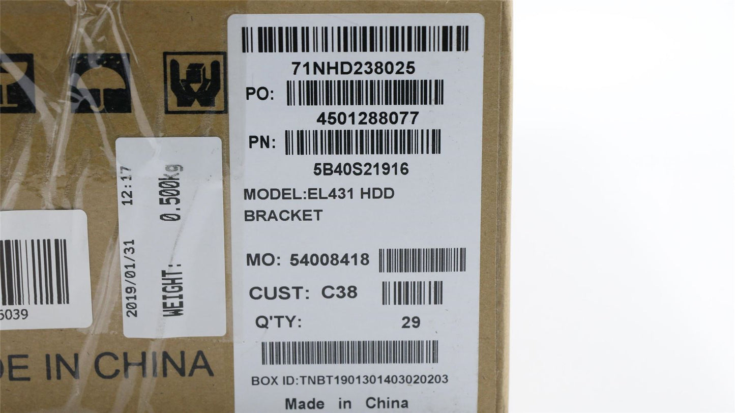 Lenovo 5B40S21916 HDD BRACKET C 81N7