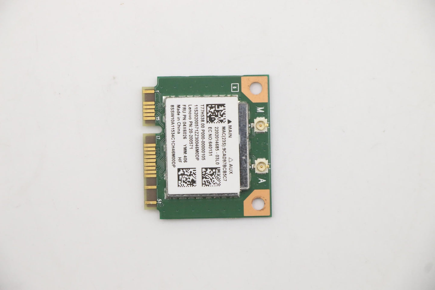 Lenovo Wireless,CMB,CBT,8821AE HMC Board 04X6026