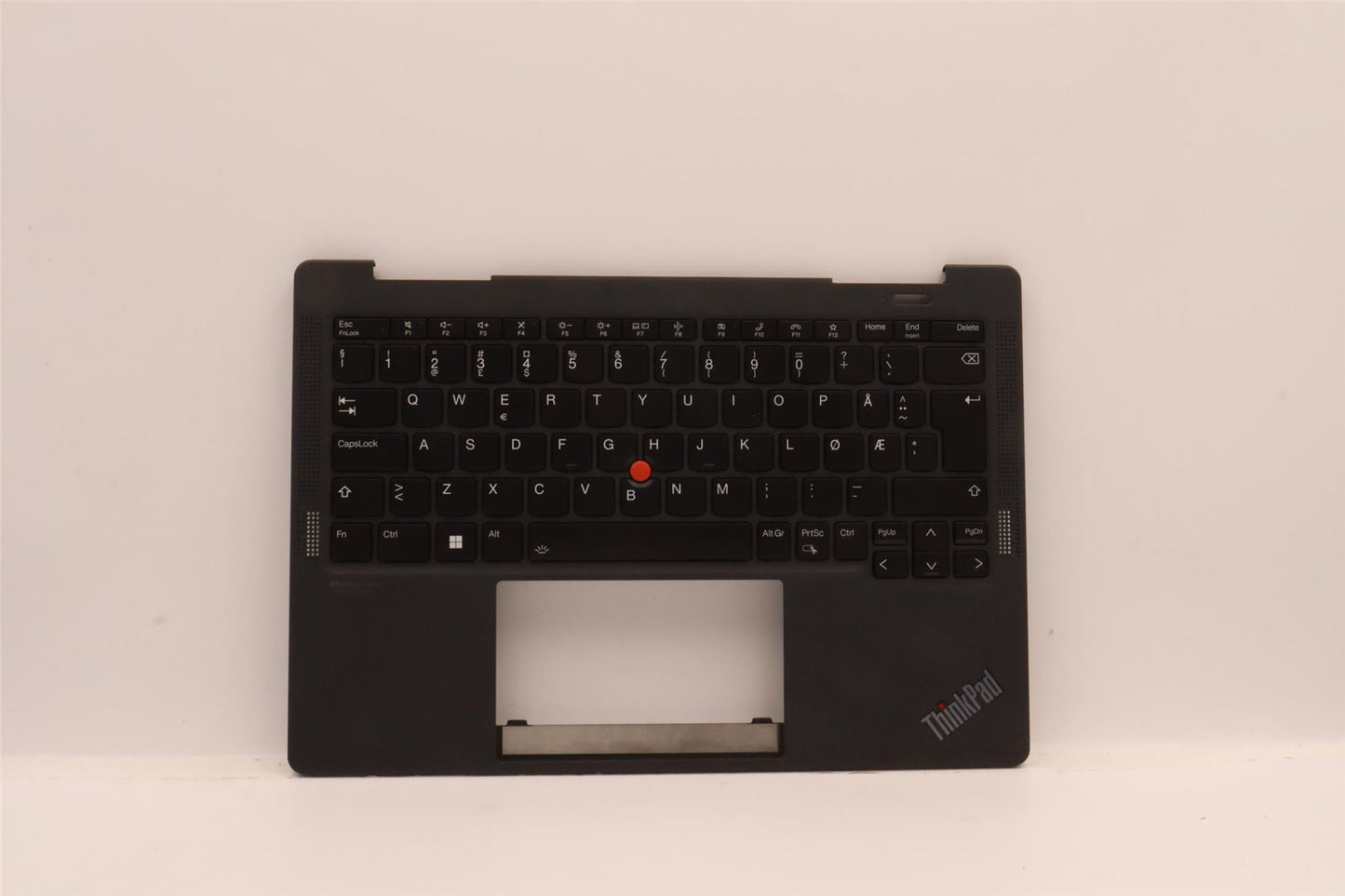 Lenovo ThinkPad X13s Keyboard Palmrest Top Cover Norwegian Black 5M11J12744