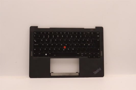 Lenovo ThinkPad X13s Keyboard Palmrest Top Cover Norwegian Black 5M11J12744