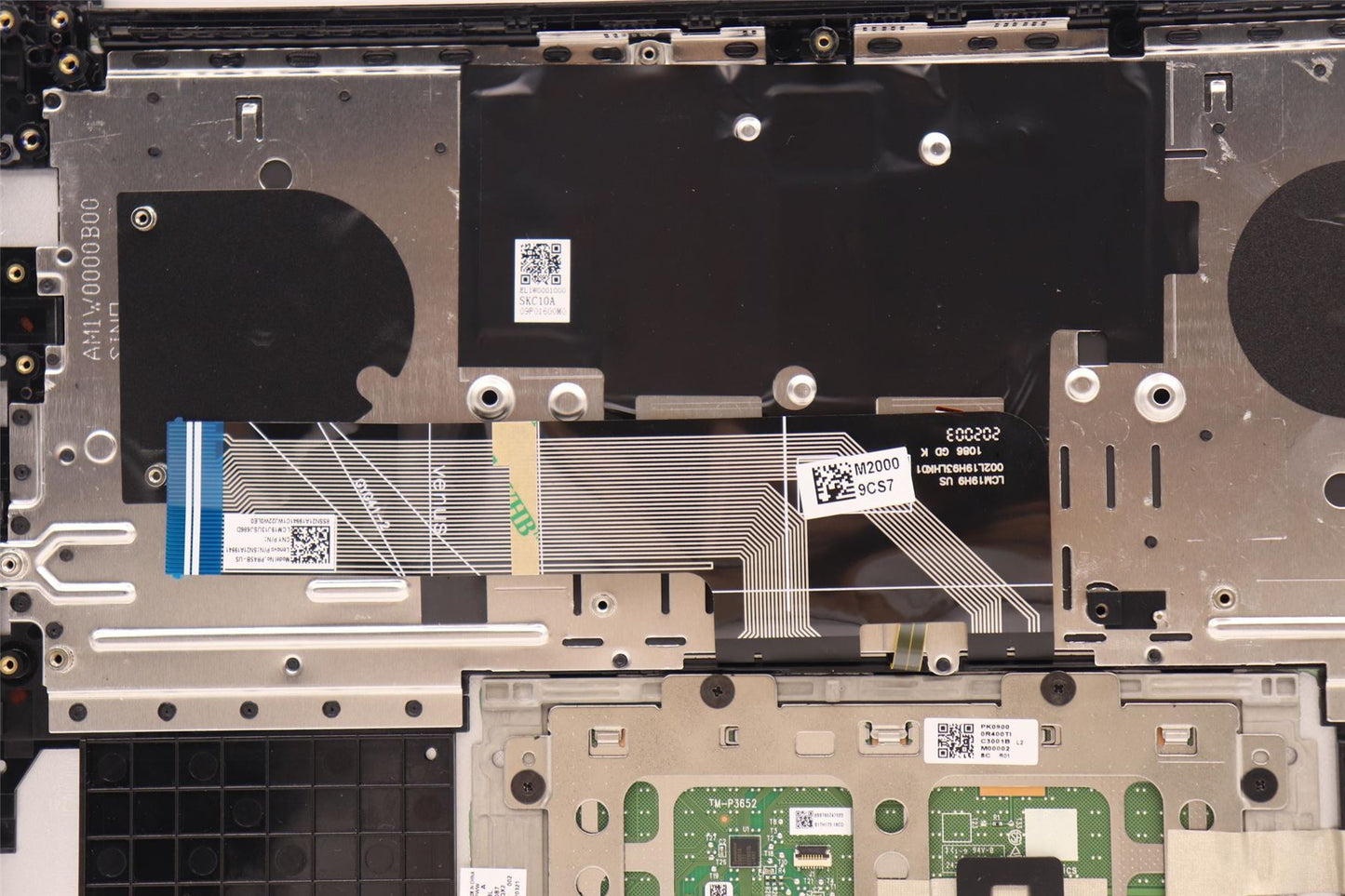 Lenovo IdeaPad 7 14ACH5 Palmrest Cover Touchpad Keyboard US 5CB1B44544