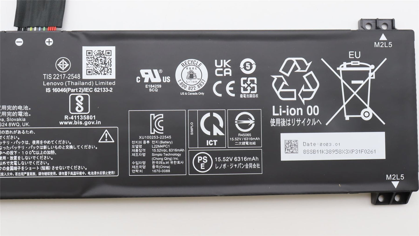 Lenovo Legion 7 16IRX8H 7 16IRX8 Battery 5B11K38957