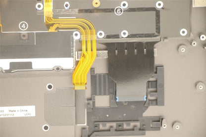 Lenovo ThinkPad X1 5th Gen Keyboard Palmrest Top Cover Norwegian 5M10Z37112