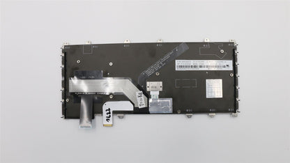 Genuine Lenovo ThinkPad Yoga 370 Keyboard Latin Spanish Silver Backlit 01EN430
