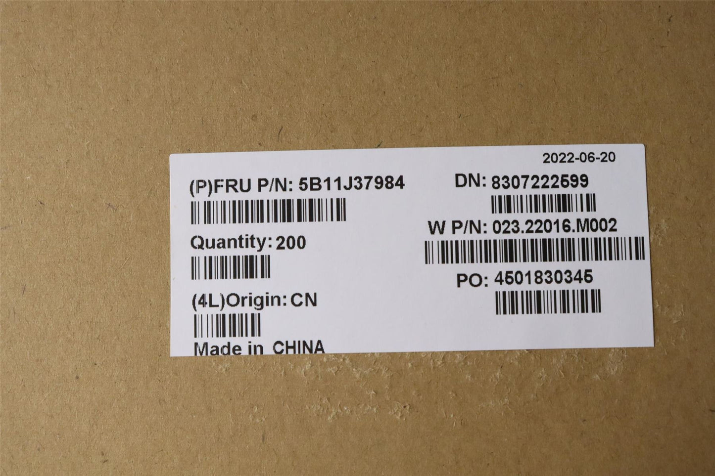 Lenovo RTC BAT CR2016_30MM_2PIN 5B11J37984