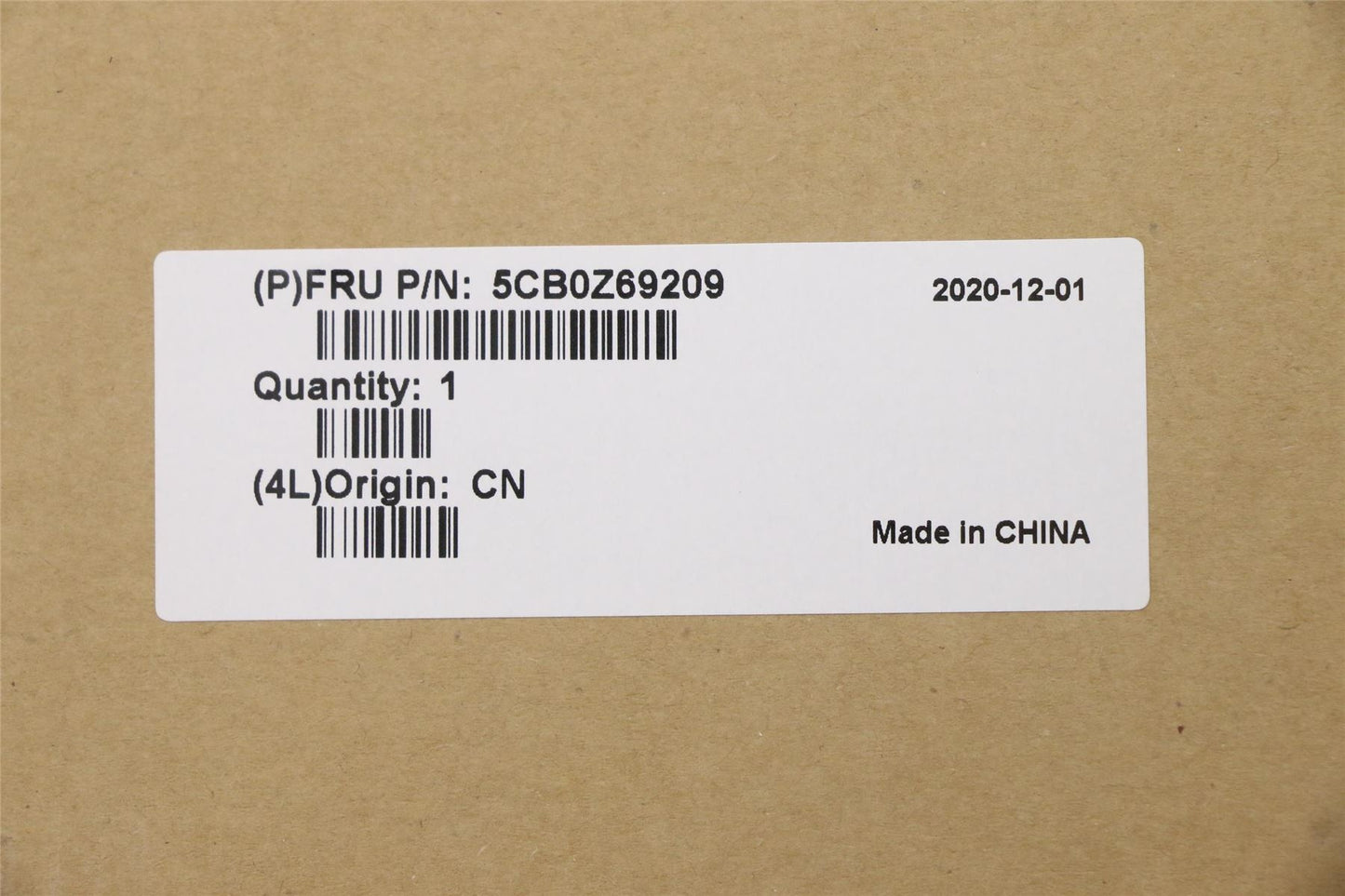 Lenovo FRU A_COVER_ASSY_BLK_2.6T 5CB1H92450