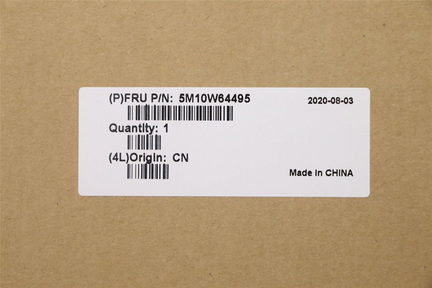 Lenovo MECH_ASM FKYBASM_B_FolioCase_BK_US INT E 5M10W64495