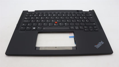 Lenovo ThinkPad X13 Gen 4 Keyboard Palmrest Top Cover Slovenian Black 5M11L64156
