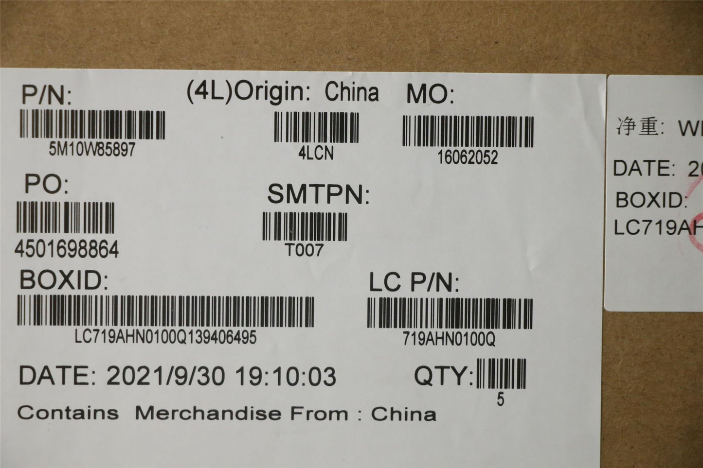 Lenovo ThinkPad X1 7th Gen Keyboard Palmrest Top Cover Nordic Black 5M10W85897