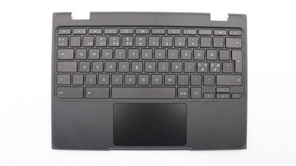 Lenovo Chromebook 100e Palmrest Touchpad Cover Keyboard Nordic Black 5CB0R07035