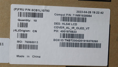 Lenovo IdeaPad 5 14IRL8 5 14ABR8 LCD Cover Rear Back Housing Blue 5CB1L10793