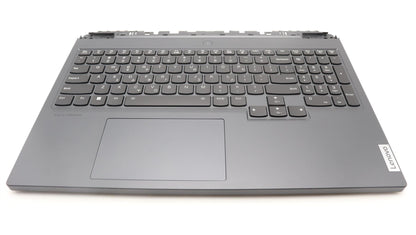 Lenovo Legion 7 16IRX8H Palmrest Cover Touchpad Keyboard Greek Grey 5CB1L09907