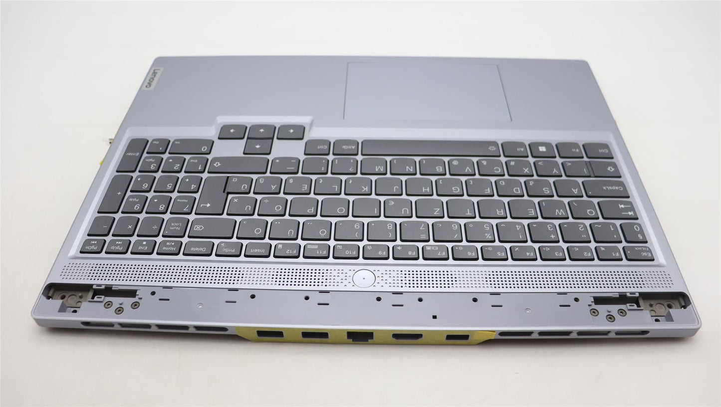 Lenovo Slim 5 16IRH8 Palmrest Cover Touchpad Keyboard Hungarian Silver 5CB1L60127