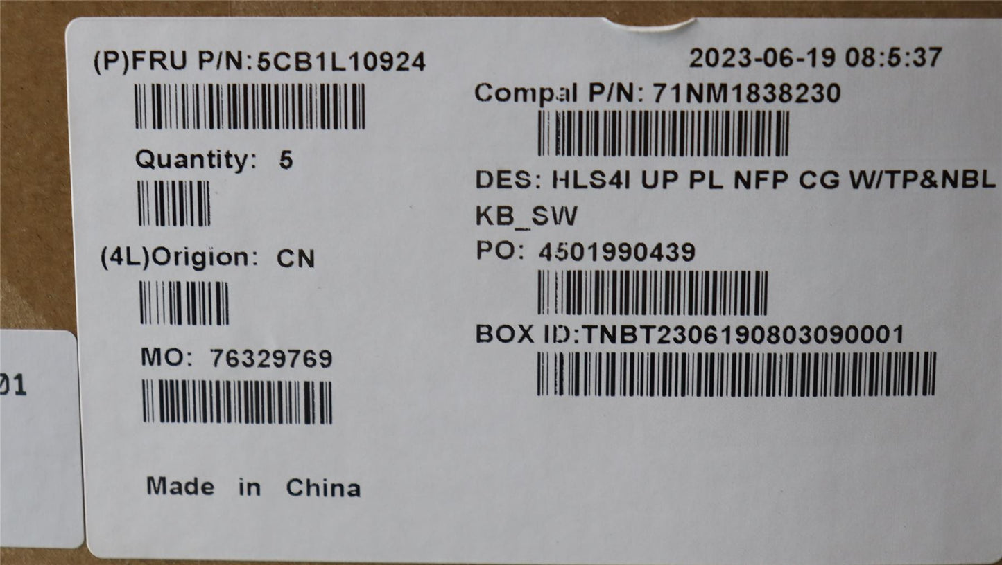 Lenovo IdeaPad 5 14IRL8 5 14ABR8 Palmrest Cover Touchpad Keyboard 5CB1L10924
