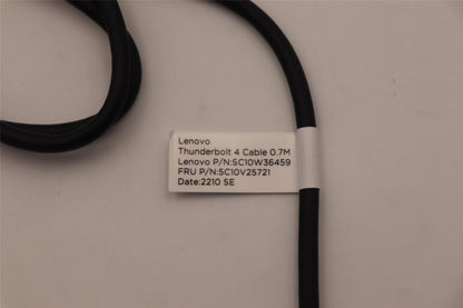 Lenovo 5C10V25721 FRU TBT4 Dock cable 0.7m SEI